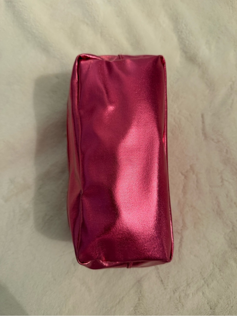 bareMinerals Metallic Fuchsia Pink Zippered Cosmetic Pouch